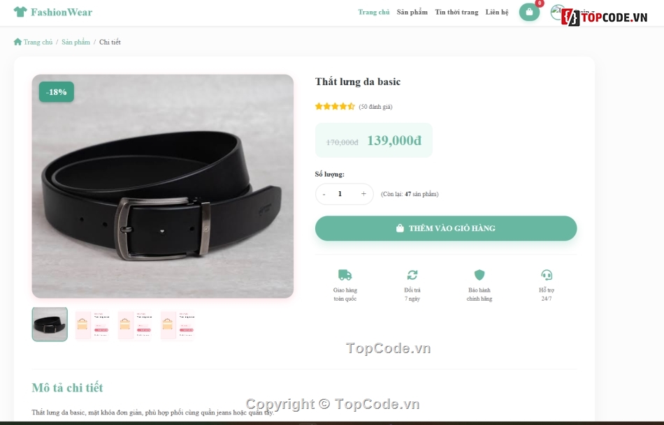 web bán quần áo,web bán thời trang,website thời trang
